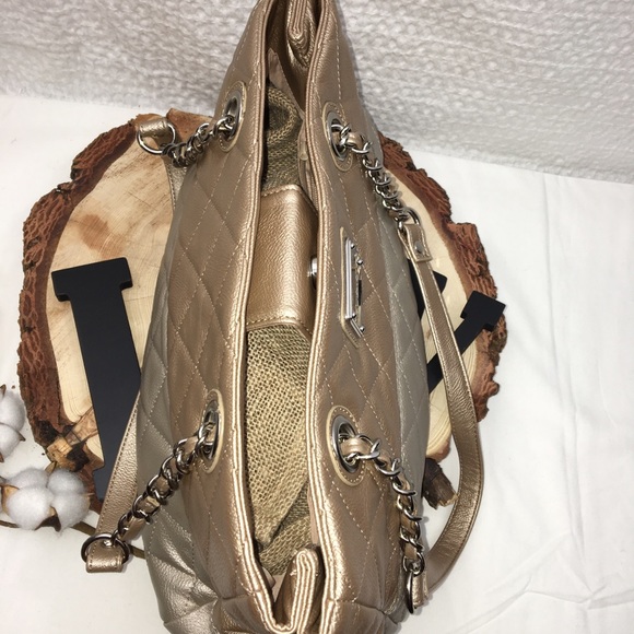 🧨 3for $30 Nine West Large Metallic Shoulder Bag - Picture 8 of 8